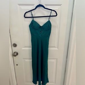 Midi Dress Forest Green